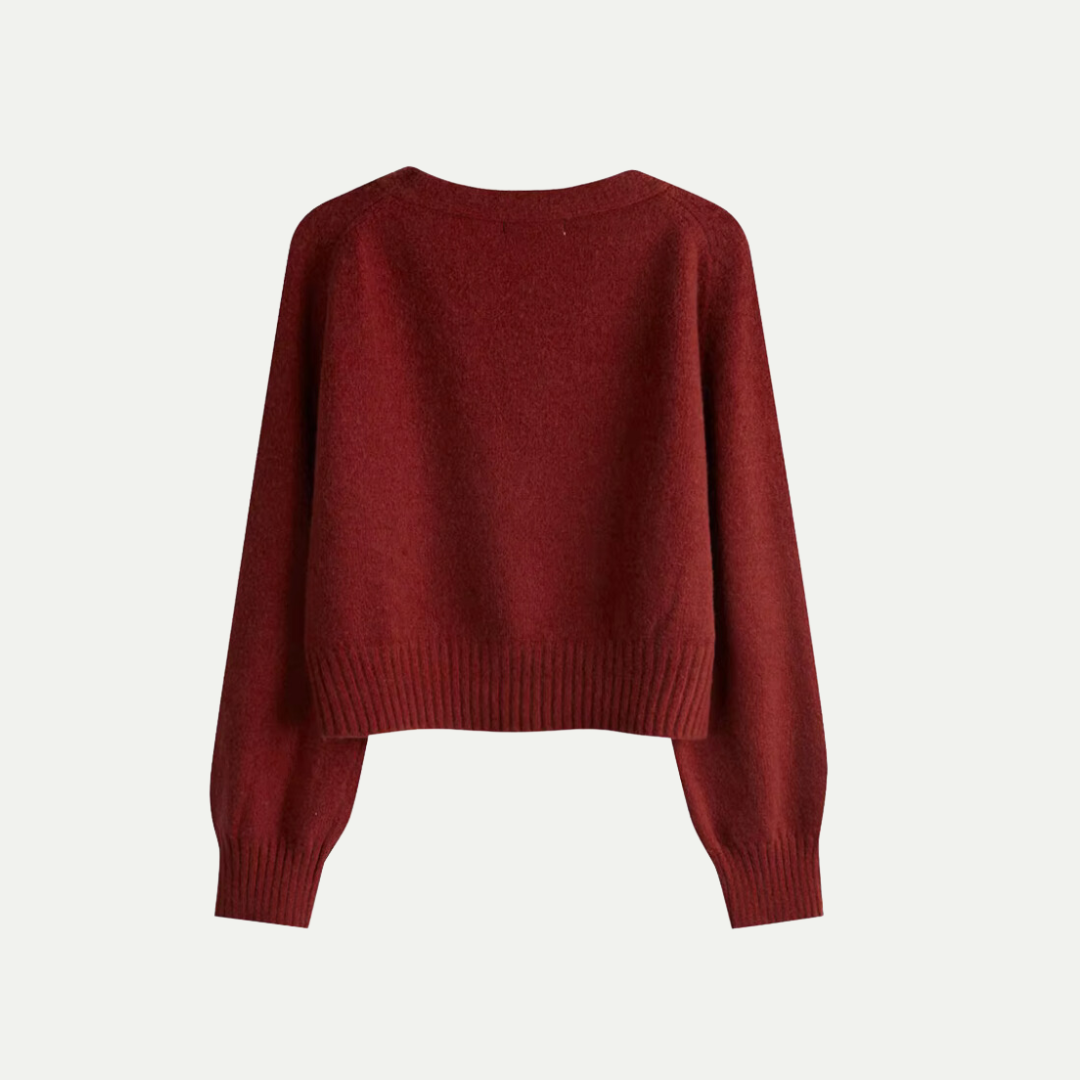 Merino Wool V-Neck