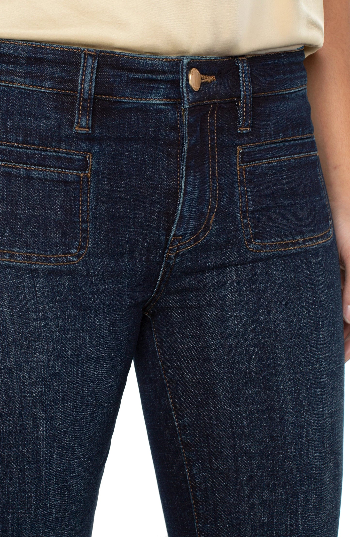 Classic Bootcut Denim with Vintage Pockets