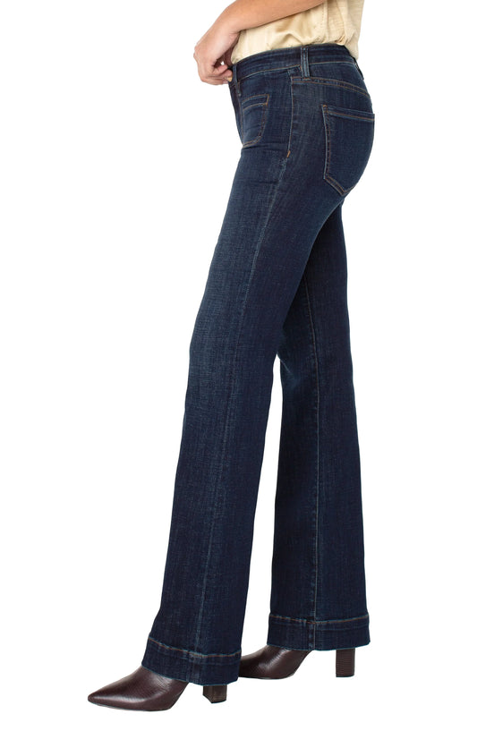 Classic Bootcut Denim with Vintage Pockets