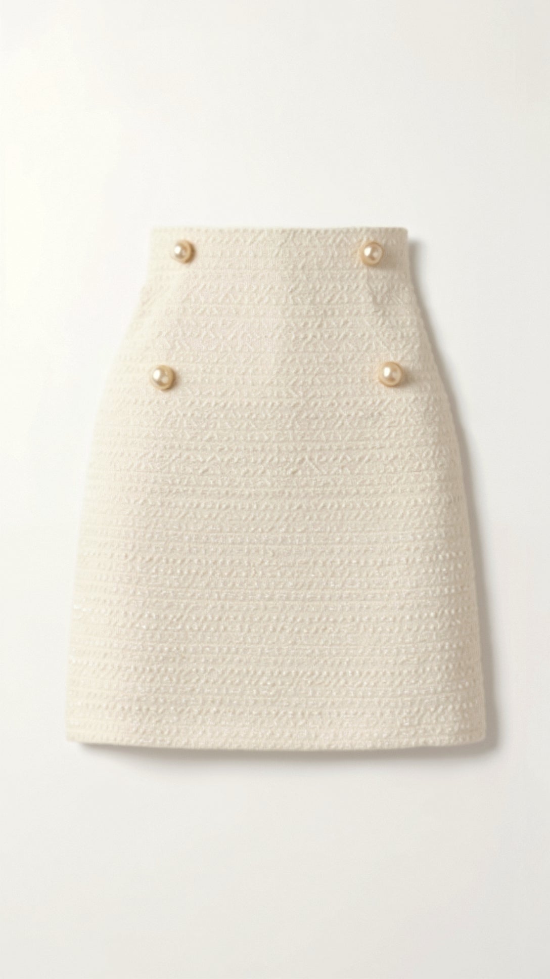 Stella - White Mini Skirt