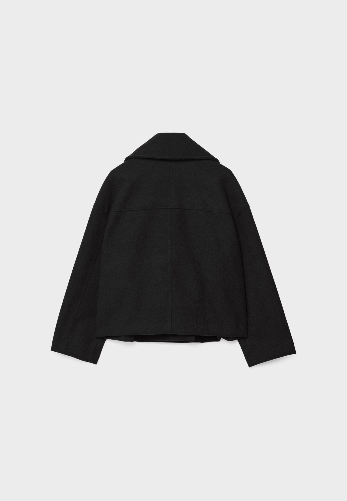Classic Cropped Double-Breasted Jacket
