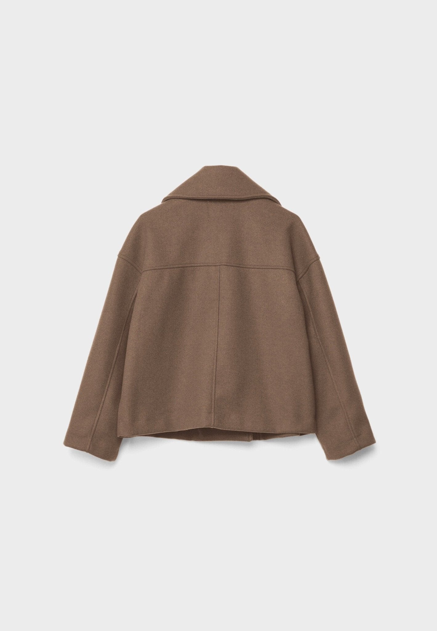 Classic Cropped Double-Breasted Jacket