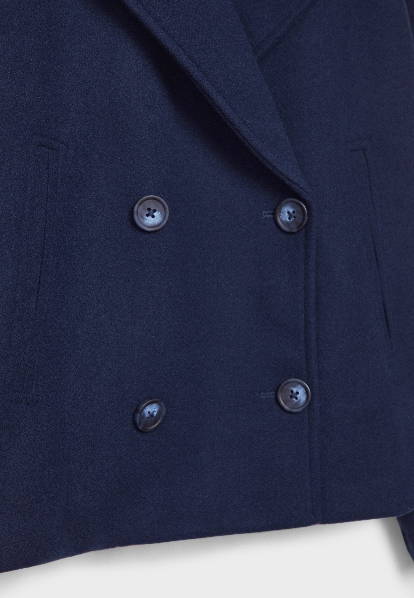 Classic Cropped Double-Breasted Jacket