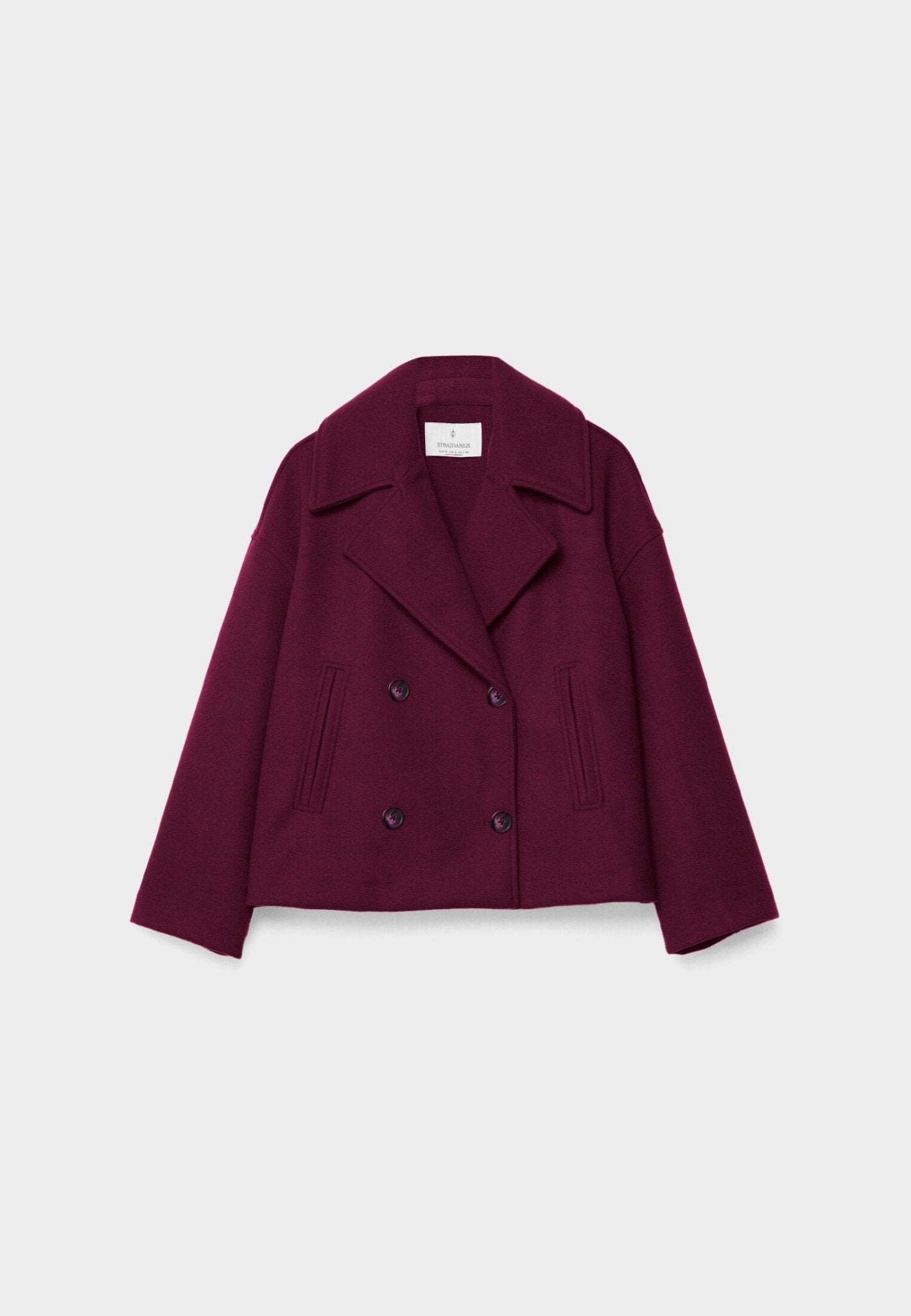 Classic Cropped Double-Breasted Jacket