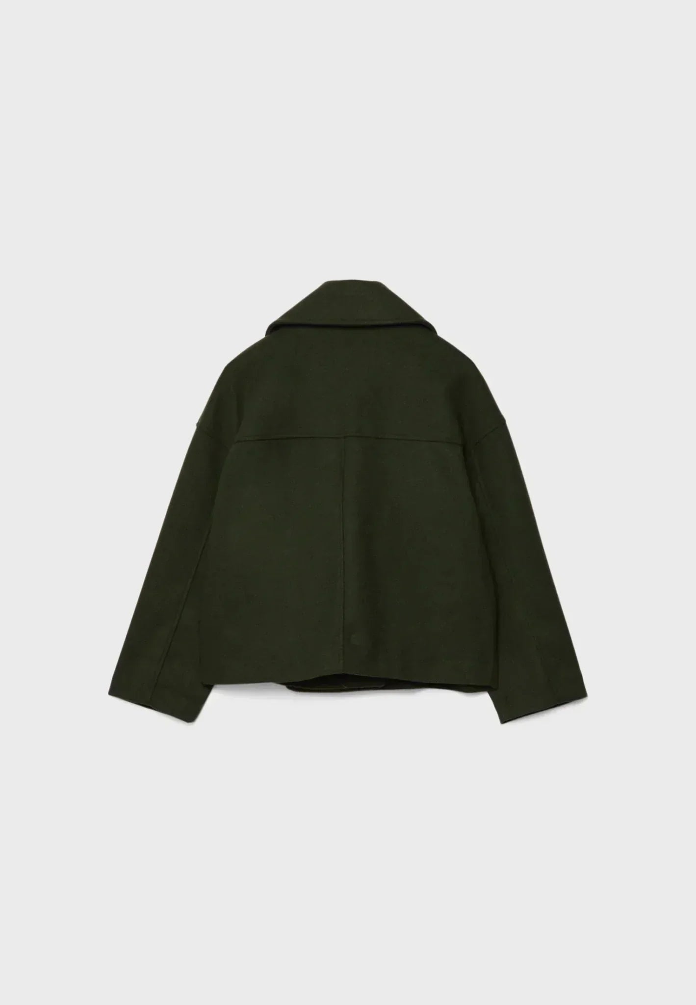 Classic Cropped Double-Breasted Jacket