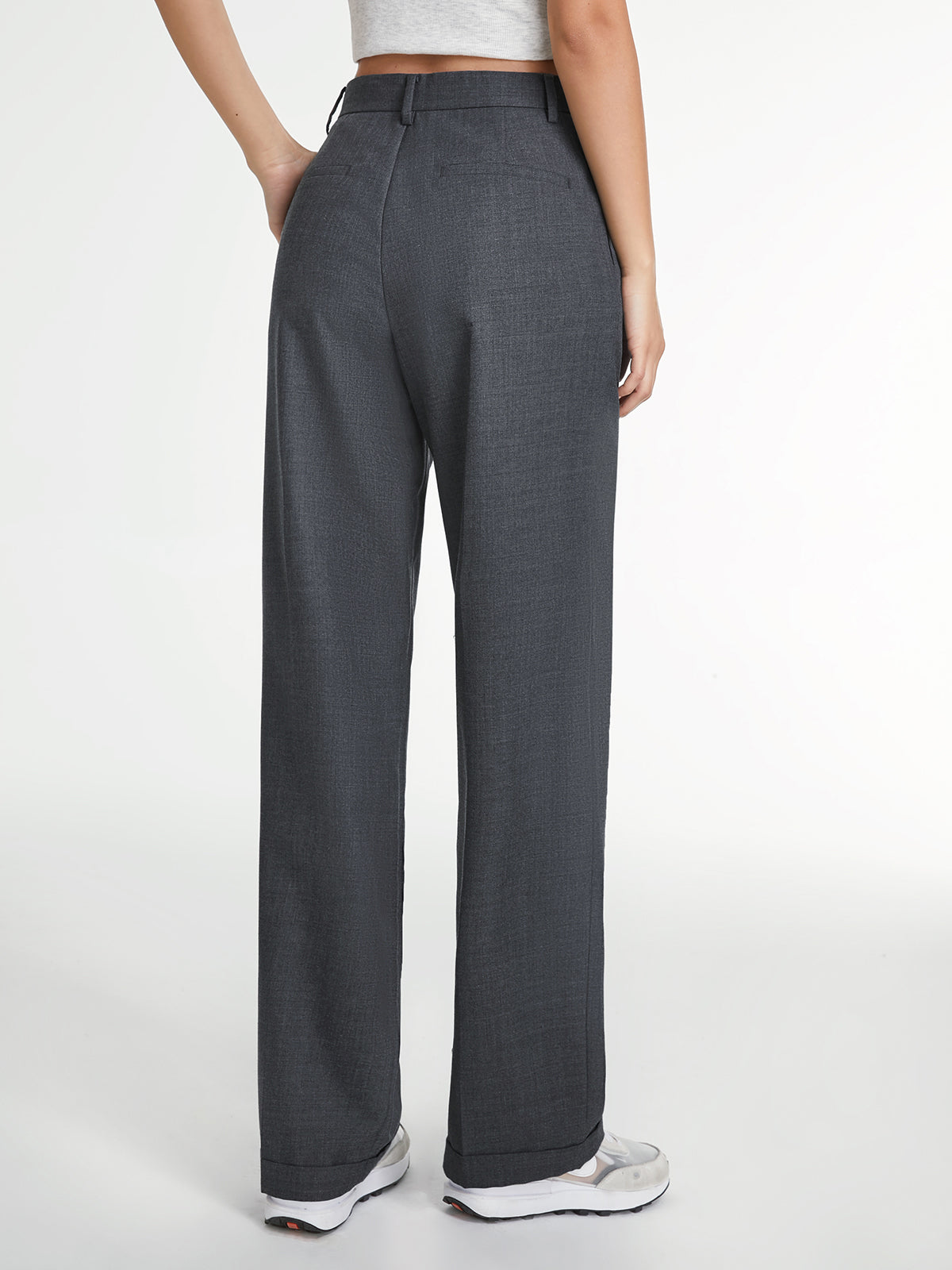 Tailored Straight Leg Dress Pants